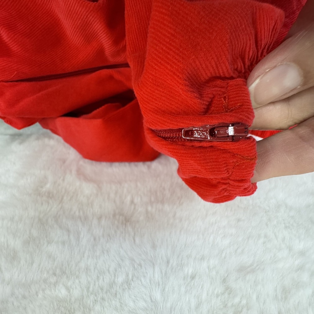 Vintage Funtasia Too Dallas 3 Mo Red 100% Cotton Made in USA One Piece Christmas - Picture 9 of 9